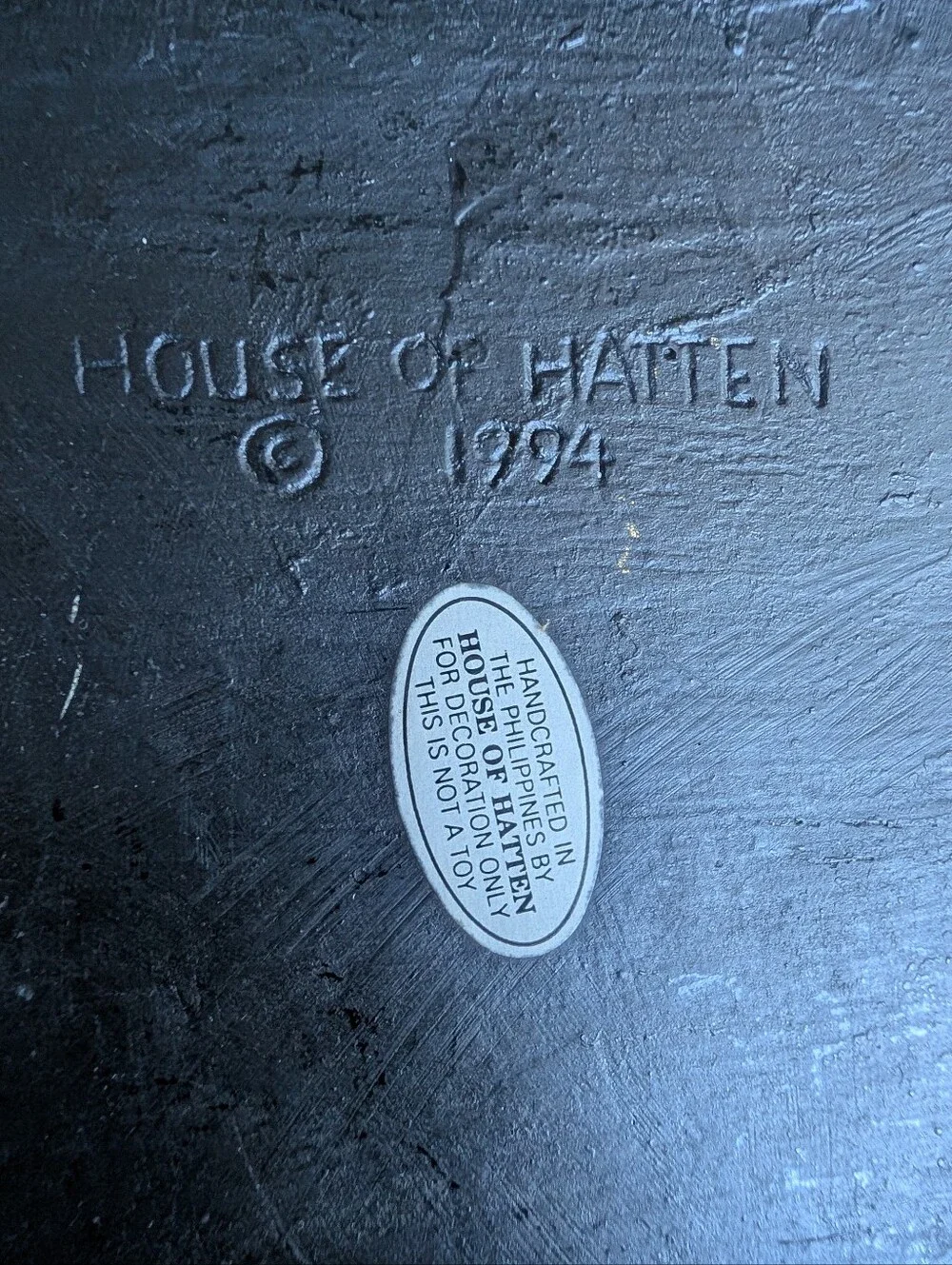 vintage 1990's HOUSE OF HATTEN Santa Claus